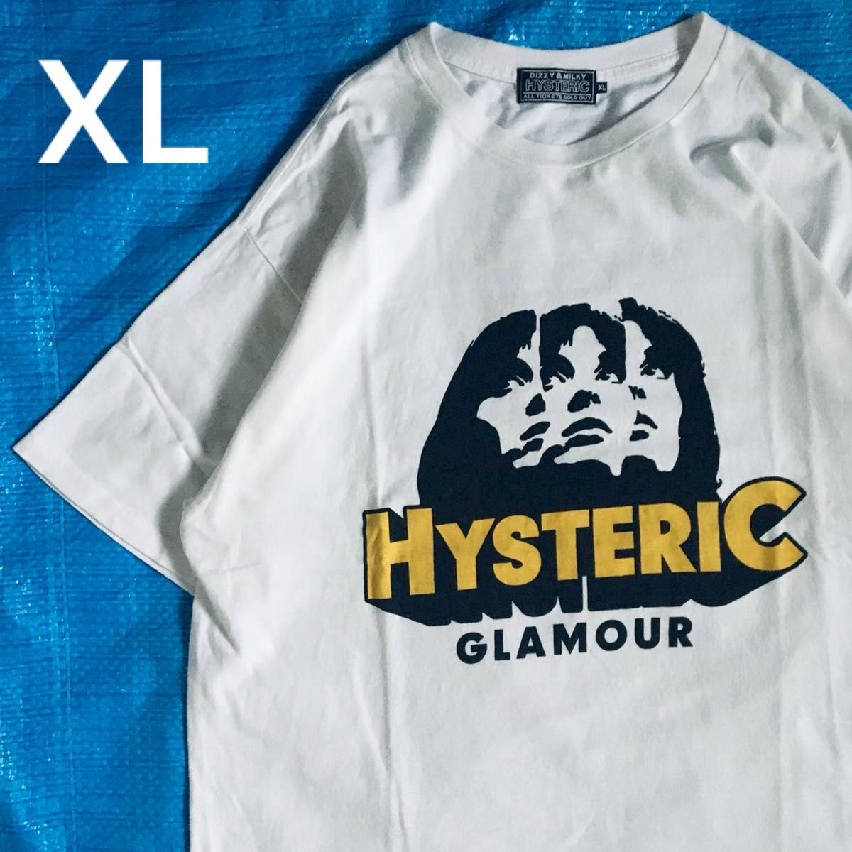 極美品✨ヒステリックグラマー Tシャツ ヒスラバーワンピース ヒスガール XL 極美品 ヒステリックグラマー Tシャツ 2023 ヒスガール ホワイト