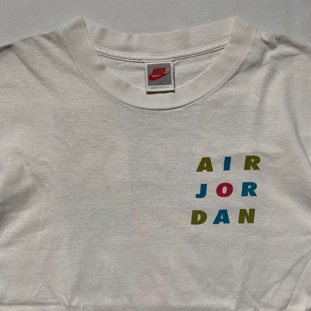 【希少】90s NIKE AIR JORDAN Tシャツ 銀タグ USA製 ヴィンテージ / jordan1 dennis rodman 風車  stussy converse levis 70s 80s