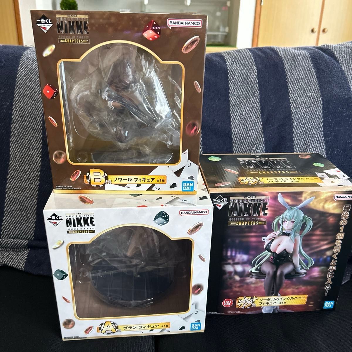 バンダイ NIKKE フィギュアセット A・B・ラストワンセット nikke 1番くじ A賞 B賞 ラストワン プレイマット セット|Yahoo