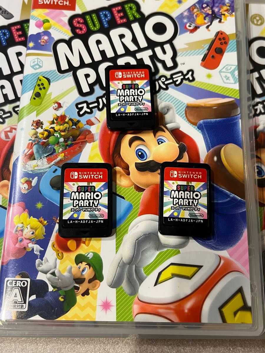 スーパー マリオパーティ 3枚セット スーパーマリオパーティ3個セット Switch Nintendo ソフト作動