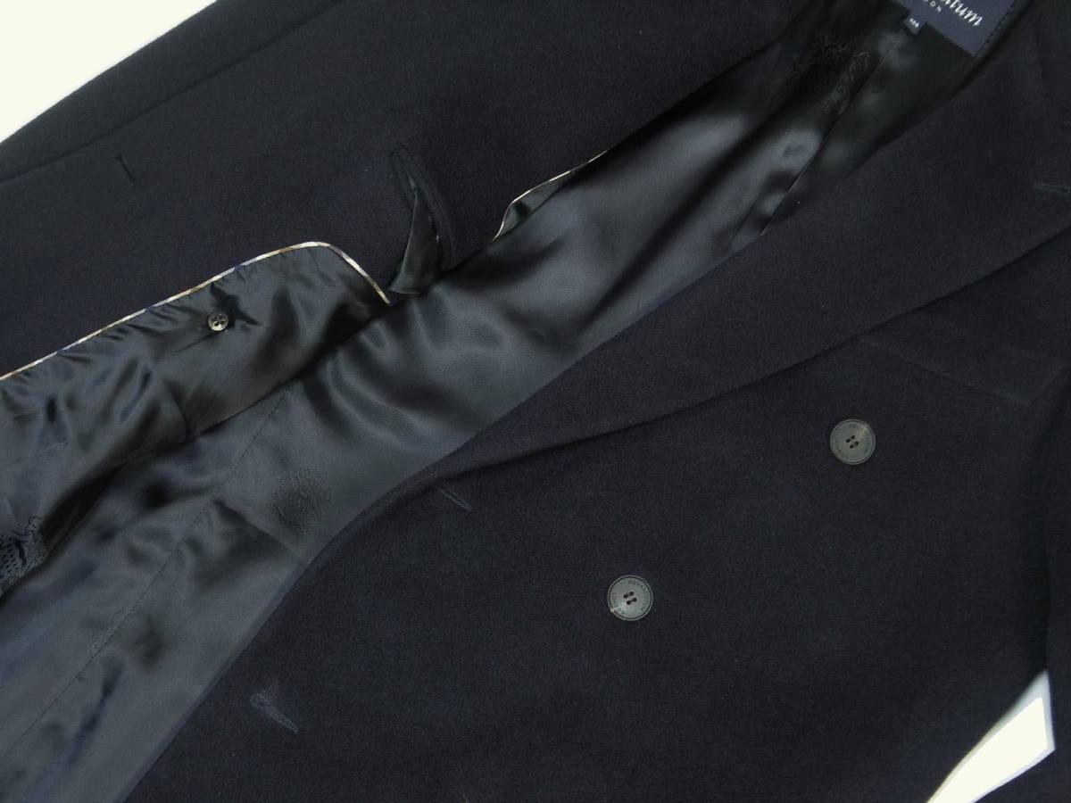 英)Aquascutum / チェスターコート*40R(XL) 上質毛足 柔らかキャメルヘアー100% 6釦ダブル前 膝下丈 ◇高価◎試着程度 既着用感なし極美品_画像7
