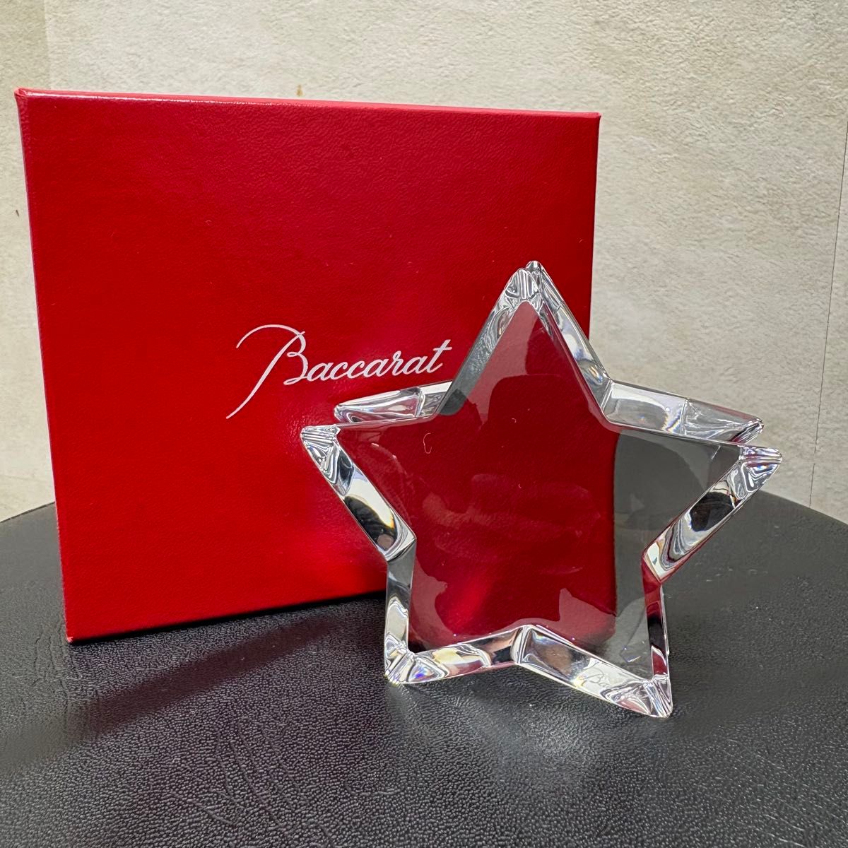 Baccarat バカラ サンザスター 星 ペーパーウェイト 置物 バカラ クリスタル ザンザン スター ラージ 星 ペーパーウェイト