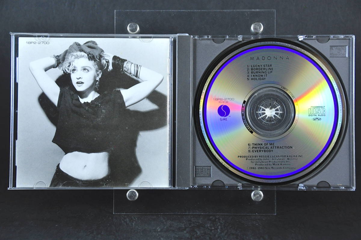 国内盤☆ マドンナ バーニング・アップ / MADONNA ■89年盤 8曲収録 CD 1st アルバム ♪ホリデイ,ラッキー・スター,他 18P2-2700 美盤!!_画像4