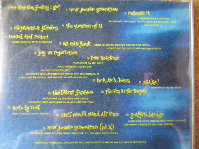 Prince/Graffiti Bridge プリンス 90年 大傑作・大名盤♪ 貴重な、国内盤♪ 廃盤♪ 一大ファンク絵巻♪ジョージ・クリントン♪ザ・タイム♪_画像3