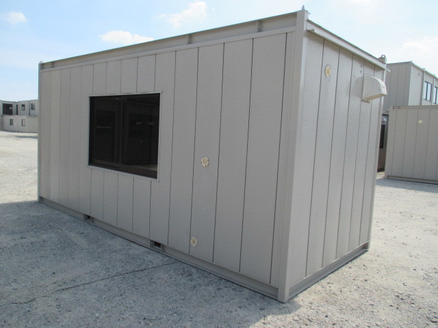 [ Osaka ] super house container storage room unit house 4 tsubo used. temporary prefab storage warehouse office work place 8 tatami car shop size 5450×2300×2670