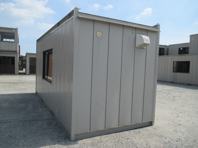 [ Osaka ] super house container storage room unit house 4 tsubo used. temporary prefab storage warehouse office work place 8 tatami car shop size 5450×2300×2670