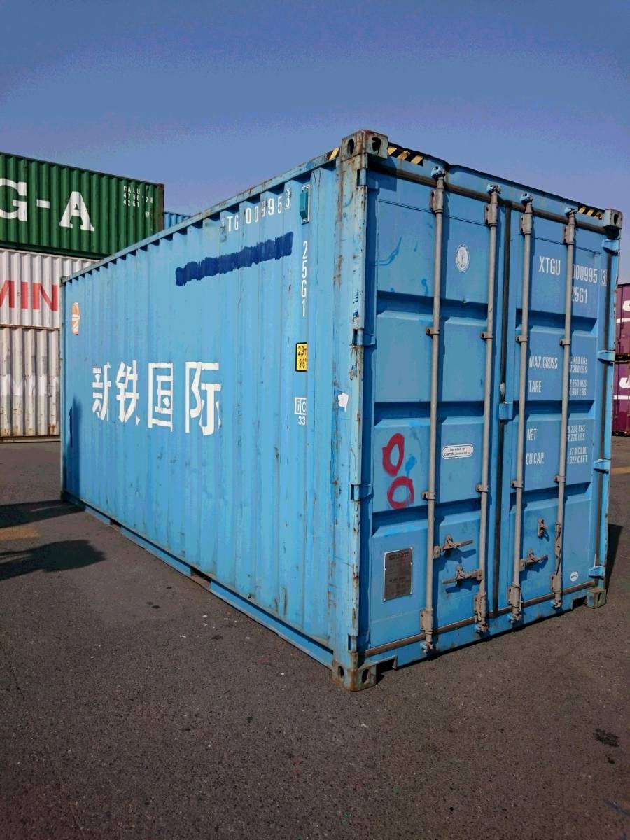[ Aichi departure ]* б/у контейнер для морской перевозки 20 футов W6058 D2438 H2591 временный склад место хранения мотоцикл гараж в доме панэльный 20F морской конт. контейнер 