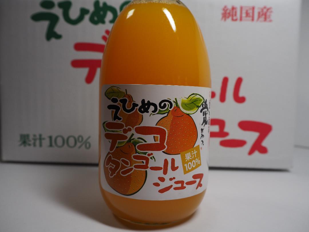 道の駅でも人気のみかんジュース！！愛媛県産果汁１００％デコタンゴールストレートジュース５００mlｘ１２本入り_画像2