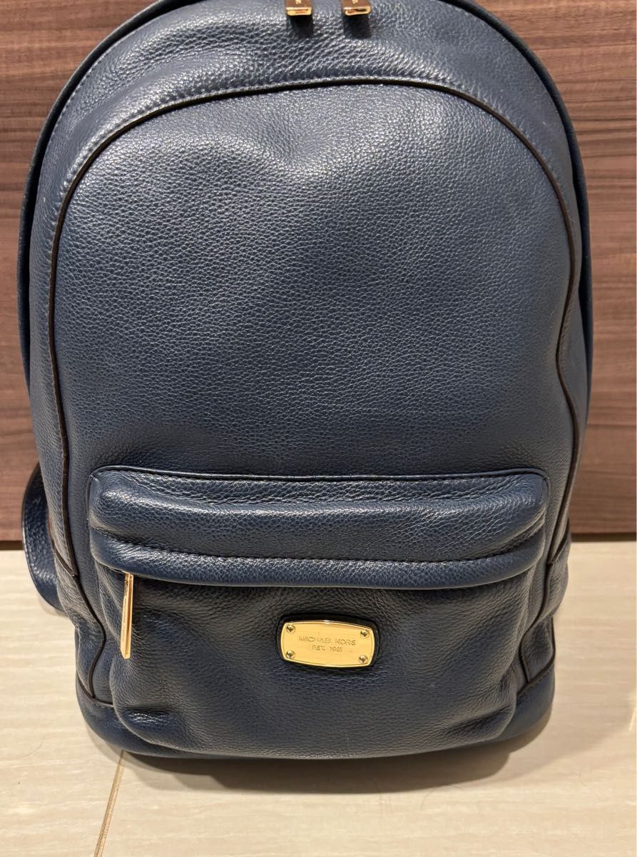 MICHAEL KORS ネイビー リュック MICHAEL KORS リュック ネイビー レザー|Yahoo!フリマ(旧