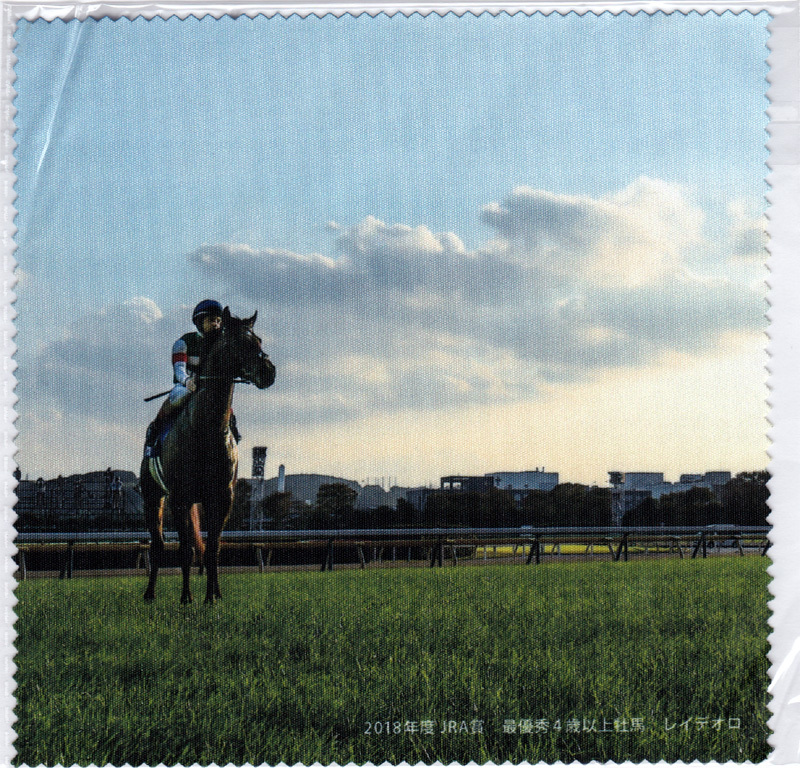 JRA 日本中央競馬会 2019年 WINS day ウインズデー オリジナルグッズ マルチクロス レイデオロ 配布品 未使用_画像1