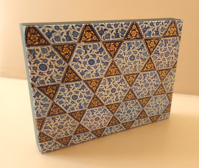  photograph Turkey i Stan b-rutop capsule . dono tile geometrical pattern wooden panel processing .. cut . size 