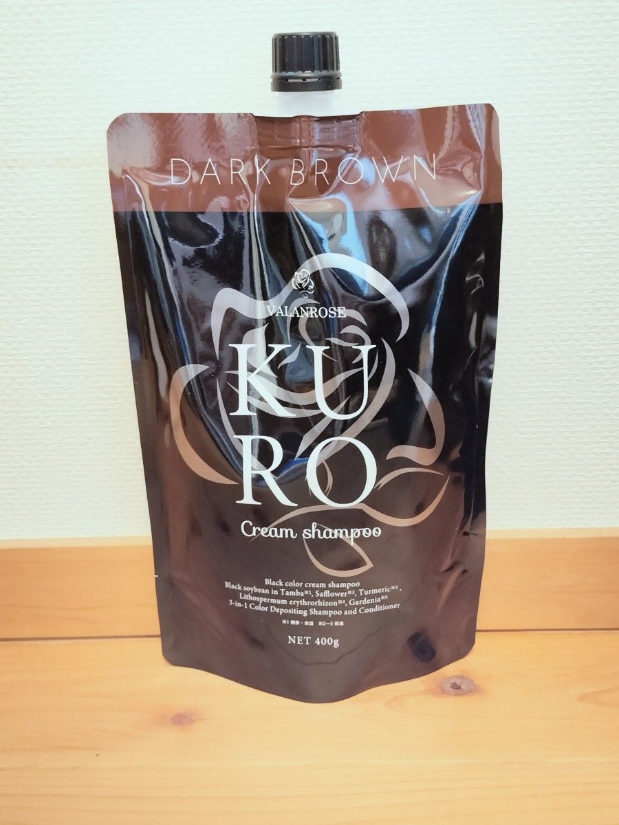 バランローズKUROダークブラウン400g バランローズ KUROクリームシャンプー ダークブラウン×1個