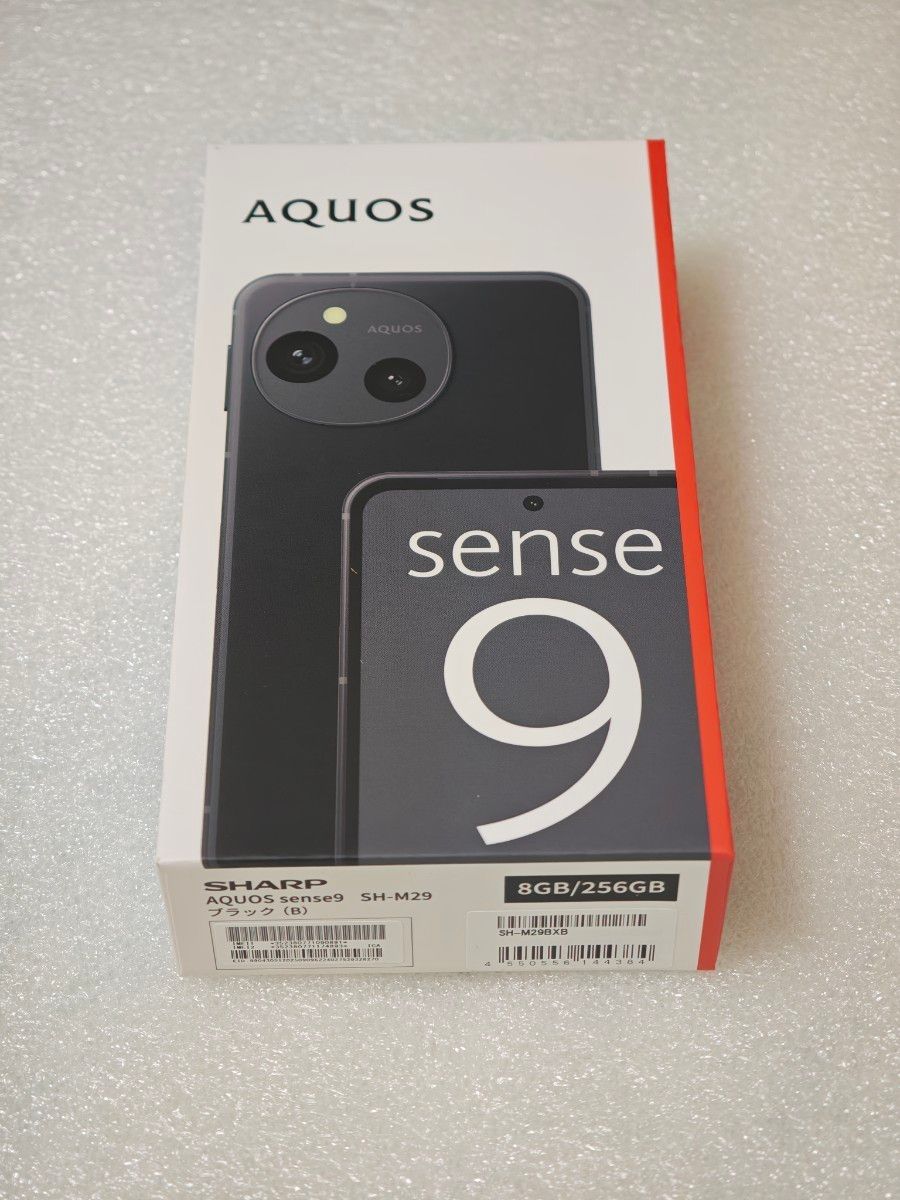 【未開封】AQUOS sense9 SH-M29 ストレージ128GB ブラック 新品 AQUOS sense9 SH-M29 ブラック 黒 オープンマーケット版