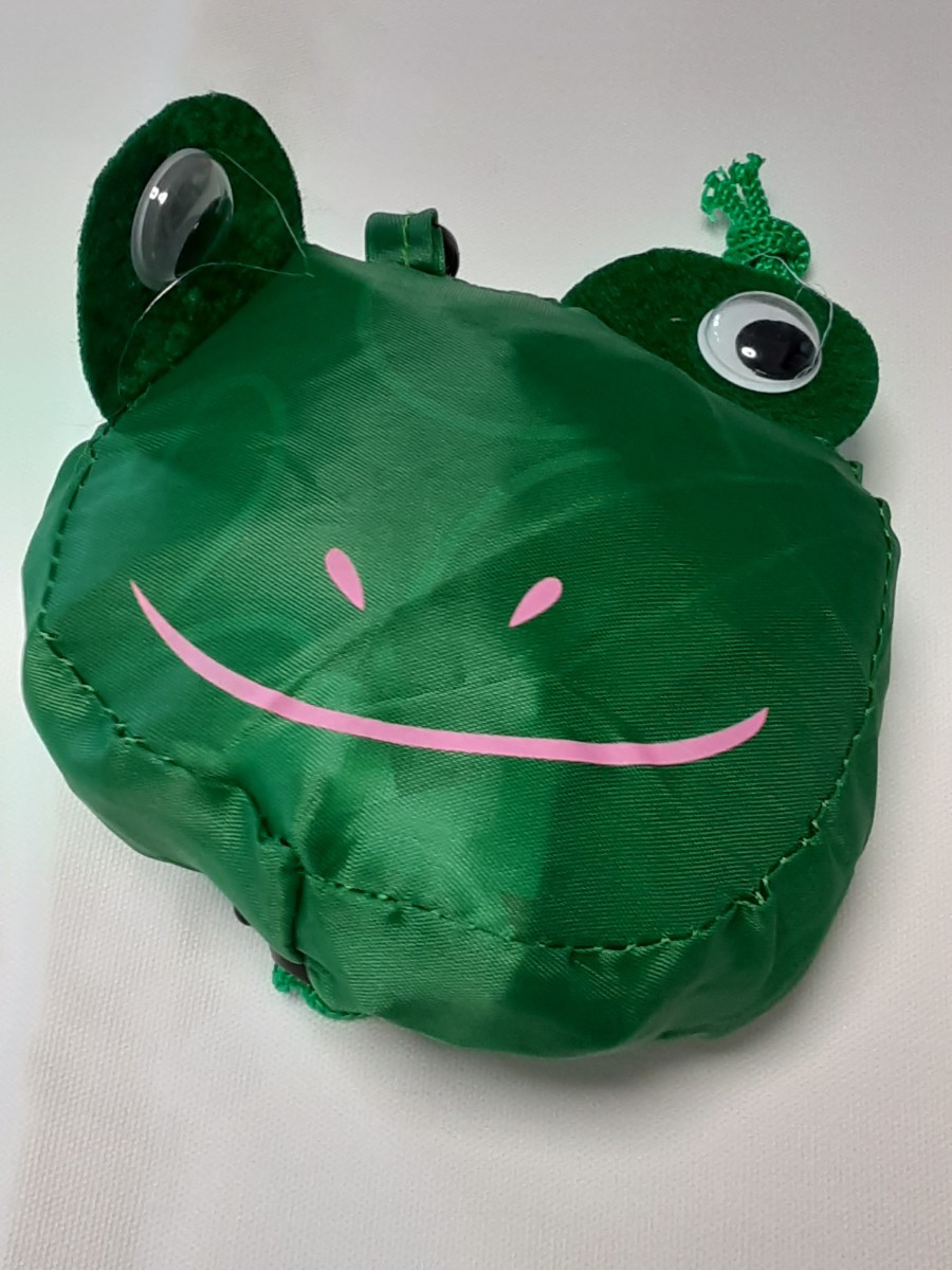 エコバッグ ショッピングバッグ レジ袋 マイバッグ カエル 蛙 FROG