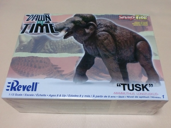 アメリカ レベル 1/13 マンモス象 約42㎝ Dawn of Time Tusk Mammuthus Longtuskus Giant Woolly Mammoth 2007 Revell 85-6513 _画像1