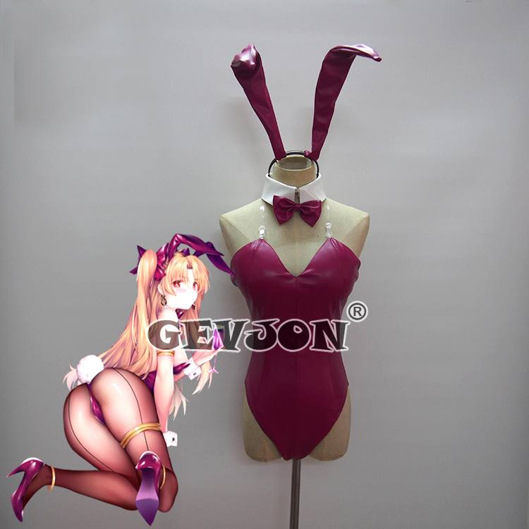  sexy costume play clothes Halloween costume Leotard Bunny fancy dress Fate/Grand Order... bunny girl rose pink set 