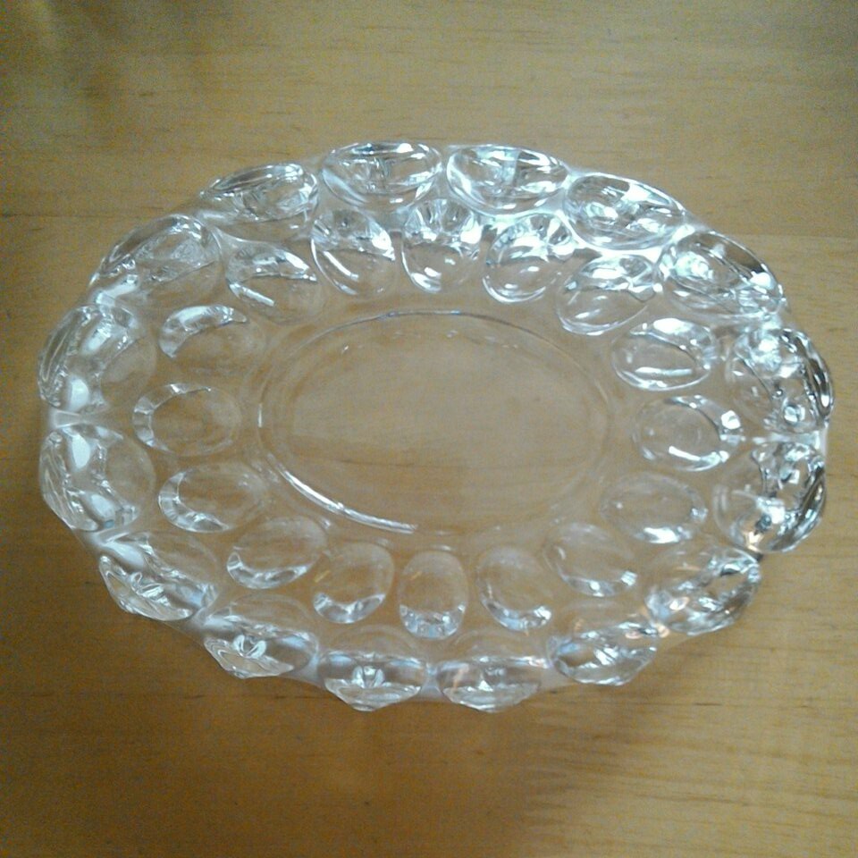昭和レトロ　ガラス食器　 ガラスオーバルボール　４個
