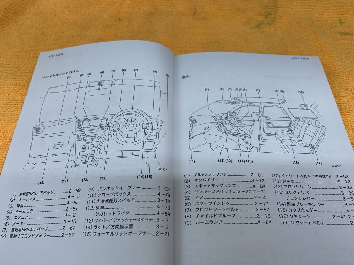 【2004年（平成16年）10月発行　SUBARU　LEGACY＆OUTBACK　スバル　レガシイ アウトバック　取扱説明書　取説】_画像4