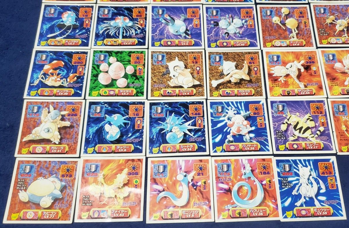 ポケモンシール烈伝②　初代　アマダ　バラ売り可 バラ売り可】ポケモン 最強 シール烈伝 アマダ 21枚セット