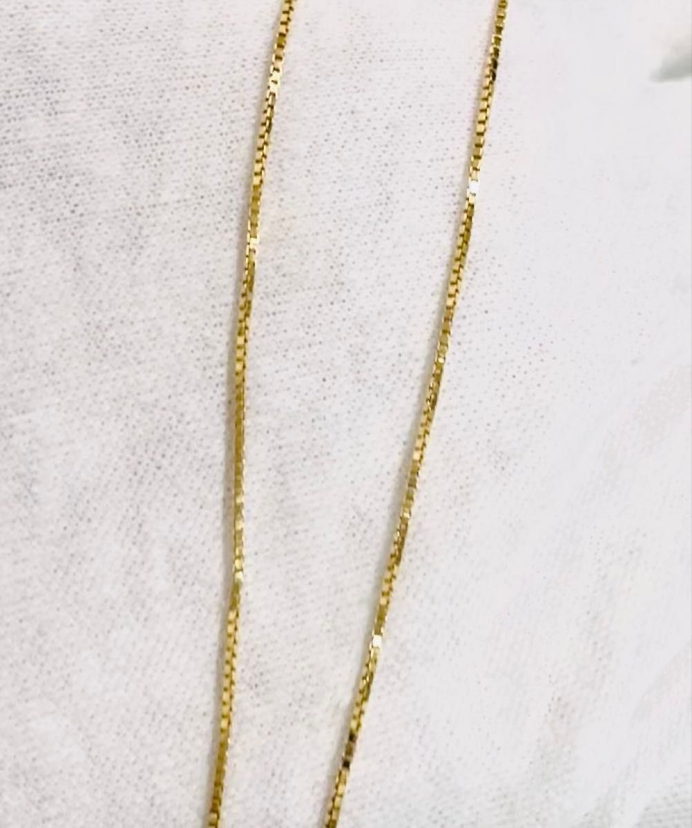 ☆14K ITALY製ベネチアン柄ネックレス 45.5cm☆