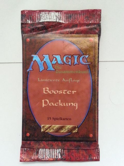 *MTG* RVlibaizdo booster pack ( black frame . language unopened )