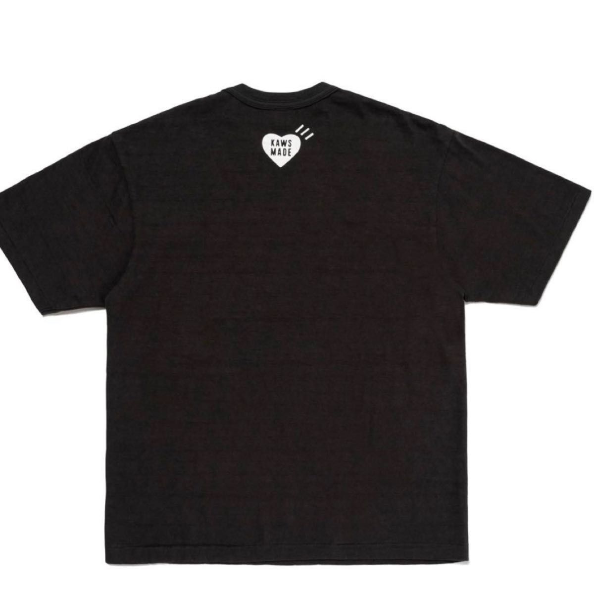 ヒューマンメイド GRAPHIC T-SHIRT #9 黒S HUMAN MADE x KAWS Made Graphic T-Shirt Black ヒューマン