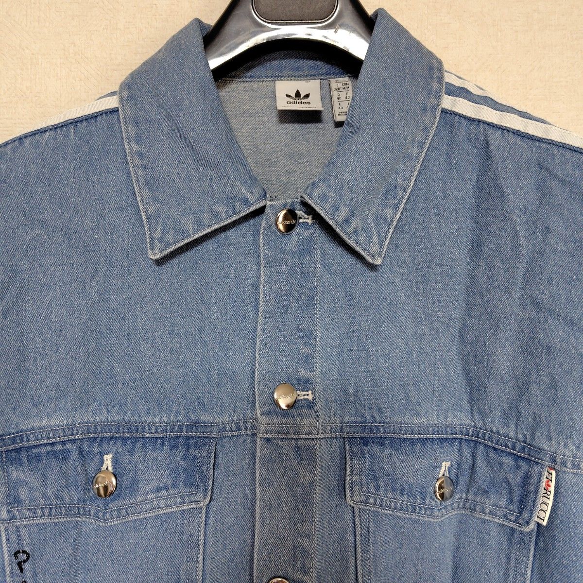 adidas × FIORUCCI コラボ デニムジャケット adidas × FIORUCCIアディダス フィオルッチ DENIM JACKET デニム