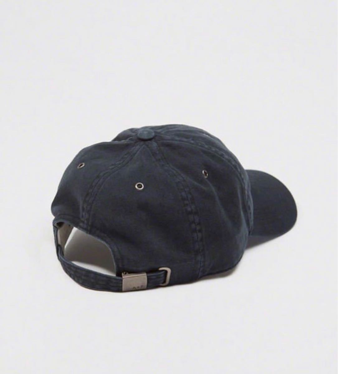 アバクロンビー&フィッチ　キャップ帽子 紺色　フリーサイズ 新品・未使用