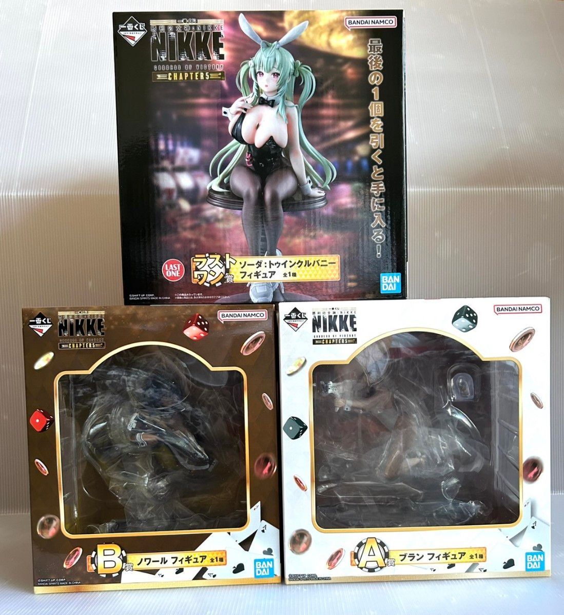 ニケ NIKEE 一番くじ フィギュア コンプセット おまけ付き! 勝利の女神 NIKKECHAPTER5 一番くじ フィギュアコンプセット