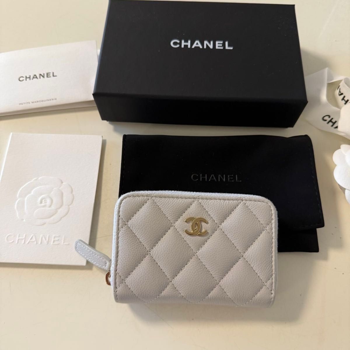 CHANEL コインパース ミニウォレット グレー CHANEL コインパース 財布 グレー|Yahoo!フリマ(旧PayPayフリマ)