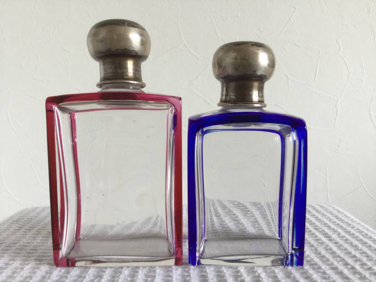 ヤフオク フランス製 古い香水瓶２個セット