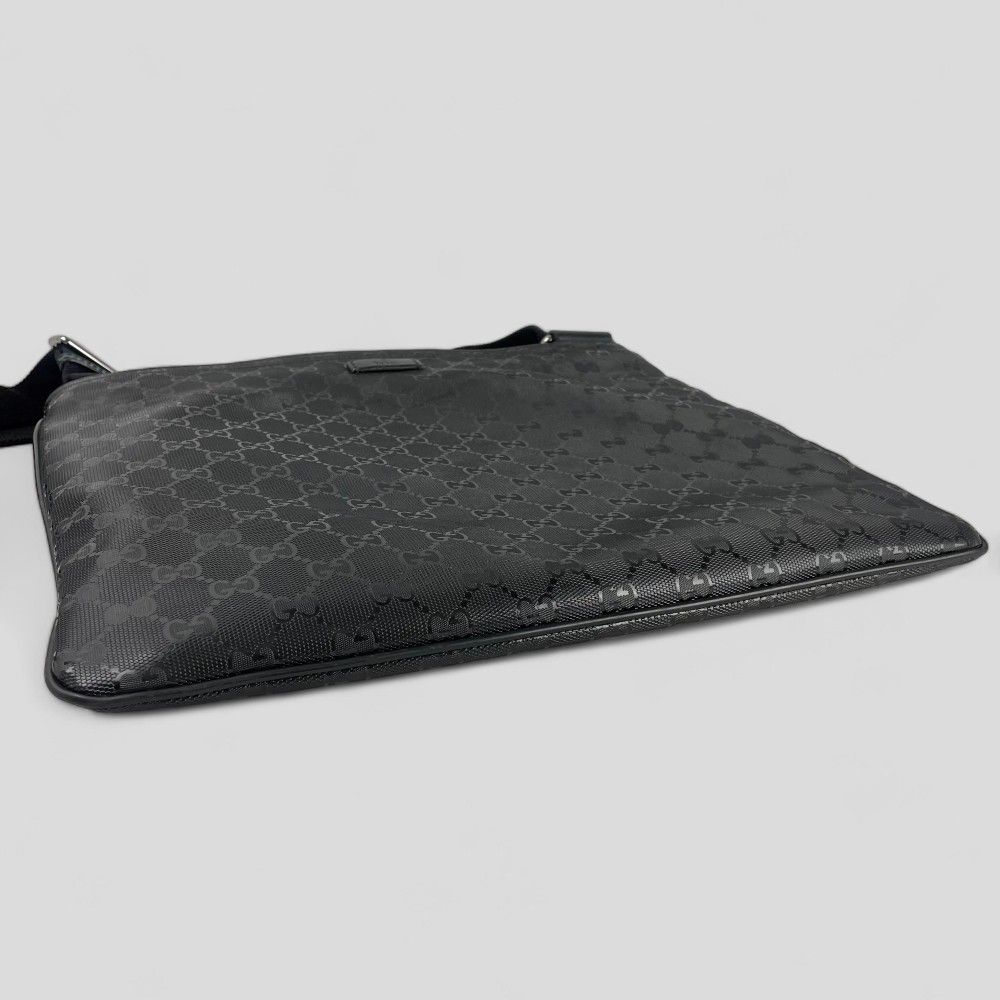 GUCCI ショルダーバッグ GGキャンバス インプリメ グレー系 スクエア型 グッチ GUCCI GGインプリメ ユニセックス スクエア型 ショルダー