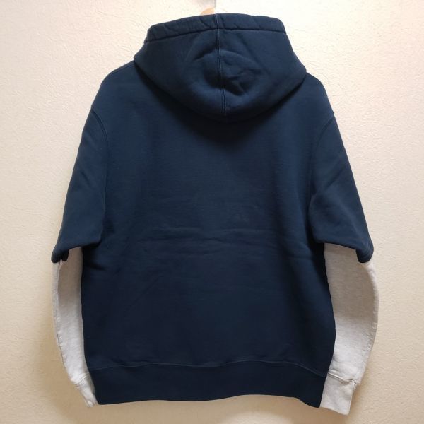 26a474◎◎7【M】未使用　Supreme　20SS XXL Hooded Sweatshirt　Navy　スウェット　シュプリーム　全タグ▲_画像2