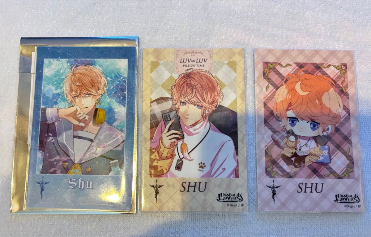 ディアラバ シュウ カード セット DIABOLIK LOVERS 逆巻シュウ ポラ風ラメカード|Yahoo!フリマ