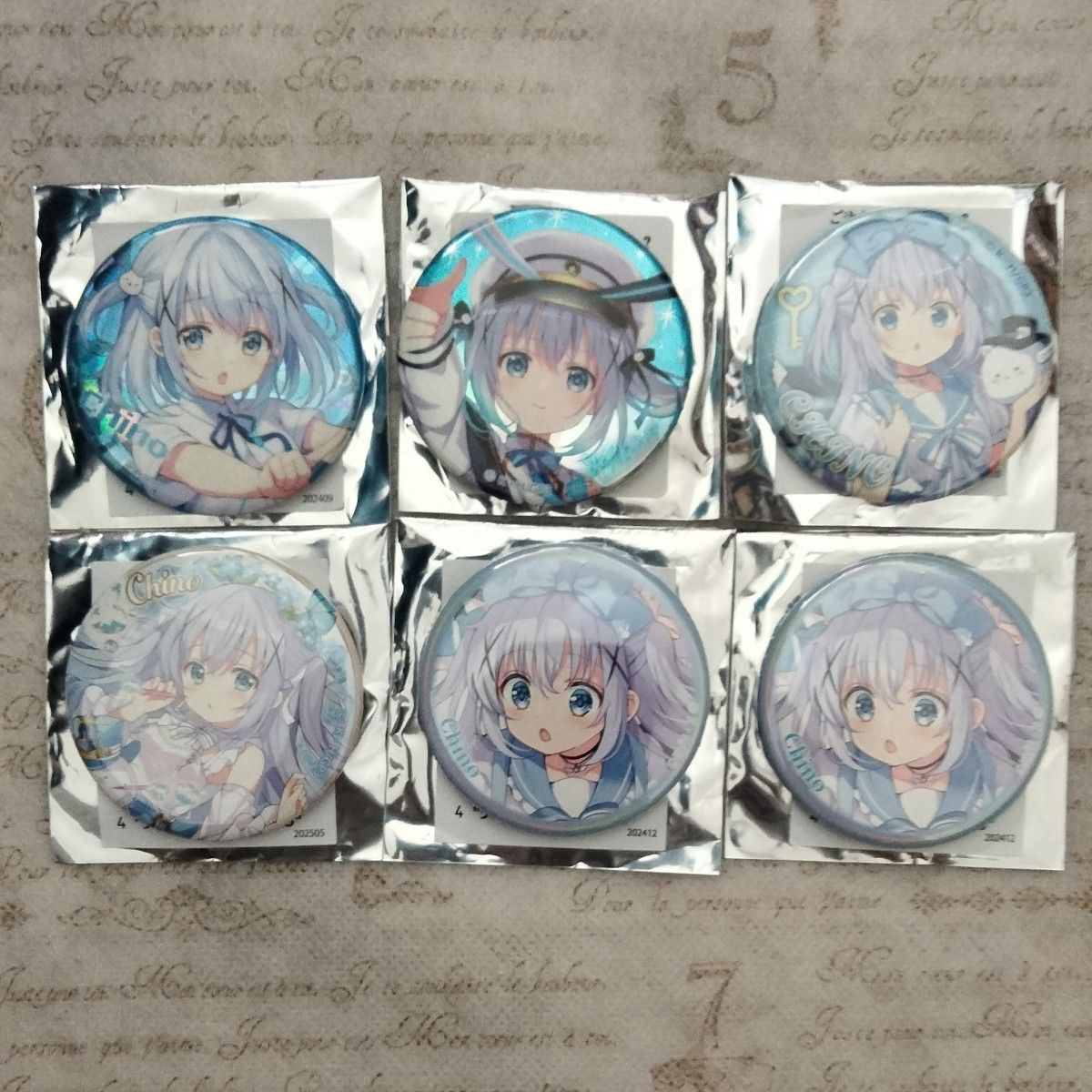 ご注文はうさぎですか?チノ缶バッジ41個入り ご注文はうさぎですか BLOOM ごちうさ チノ ブラインド