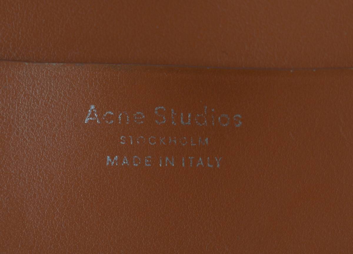 Acne Studios Acne s Today oz card holder Brown 