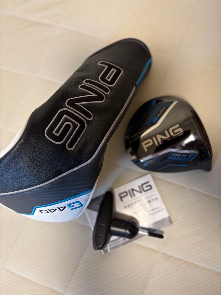 PING G440 MAX 10.5 ドライバー ヘッドのみ カバーレンチ付き 美品 日本正規品 PING ピン G440 MAX 10 5° ドライバー 用ヘッド