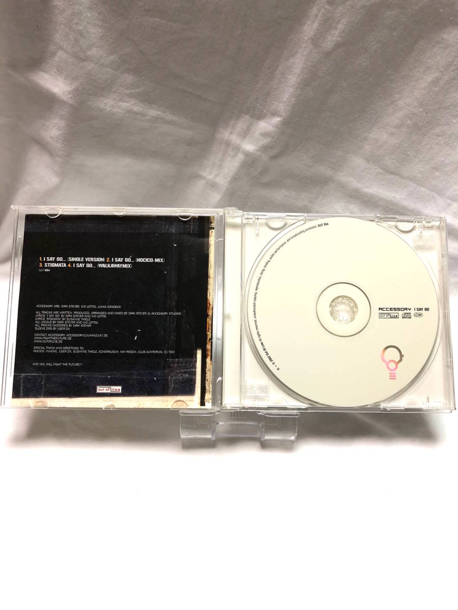 CD 輸入盤 Accessory アクセサリー I Say Go CD-Single Hocico参加 Electronic, EBM, Industrialインダストリアル SPV/Out Of Line_画像3