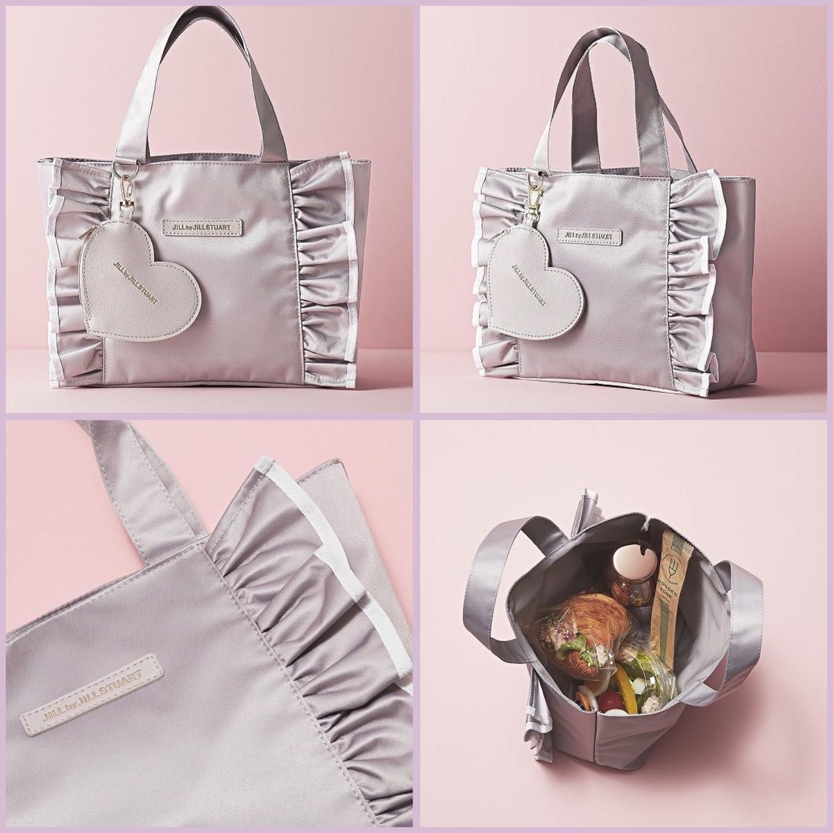 JILLSTUART正規品/送料関税込み ハート チャーム トートバッグ JILL by JILLSTUART バッグ(ハートチャームつき)&トート|Yahoo