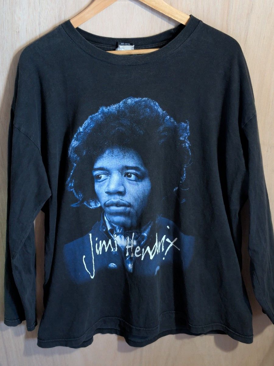 ジミヘンドリックス ロングTシャツ バートン ジミ・ヘンドリックス ロングTシャツ バンドTシャツ 古着 XXL
