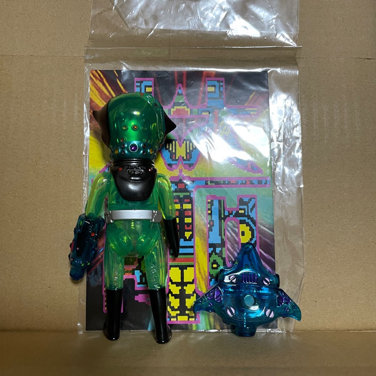 KKTOY 豪快 Izumonster hxs iluiluソフビ リアルヘッド kiki 人造少年ジェッターエース 零零弐 リアルヘッド hxs