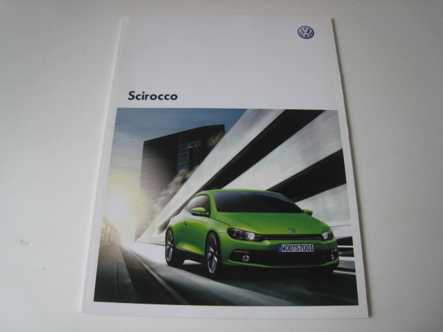 【希少/カタログ】フォルクスワーゲン『 VW Scirocco フォルクスワーゲン・シロッコ 』2009年/42ページ_2009年のVW シロッコのカタログ