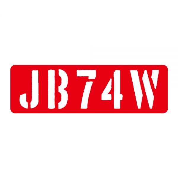 JB74W ステッカー レッド / 検) カッティングステッカー スズキ ジムニー JIMNY アウトドア ARMY_画像1