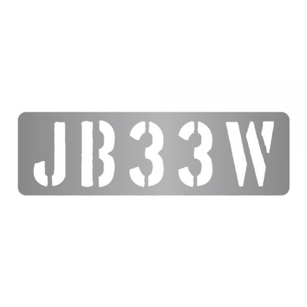 JB33W ステッカー シルバー / 検) カッティングステッカー スズキ ジムニー JIMNY アウトドア ARMY_画像1