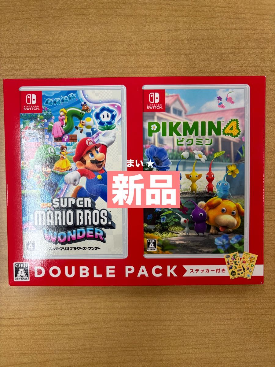 Switch ピクミン4 スーパーマリオブラザーズワンダー スイッチソフト 新品 【Switch】 『スーパーマリオブラザーズ ワンダーピクミン4