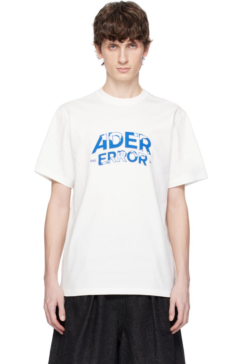 ADER error(アーダーエラー) ホワイト 0117 Tシャツ ADER error アーダーエラー ホワイト Tシャツ 新品未使用 Tee