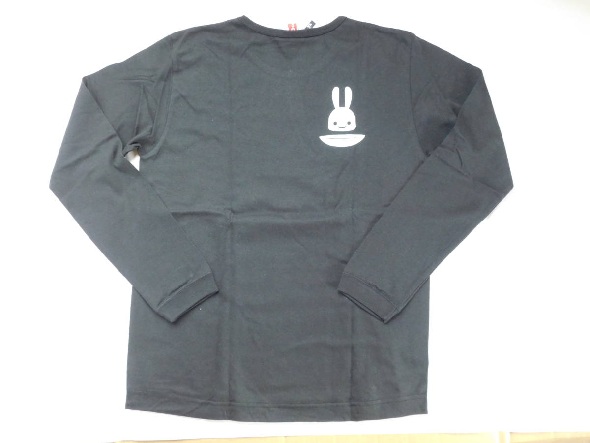 未使用タグ付き CUNE 長袖Tシャツ 天秤 BLACK Mサイズ キューン うさぎ ウサギ 黒 ロンT ロングTシャツ