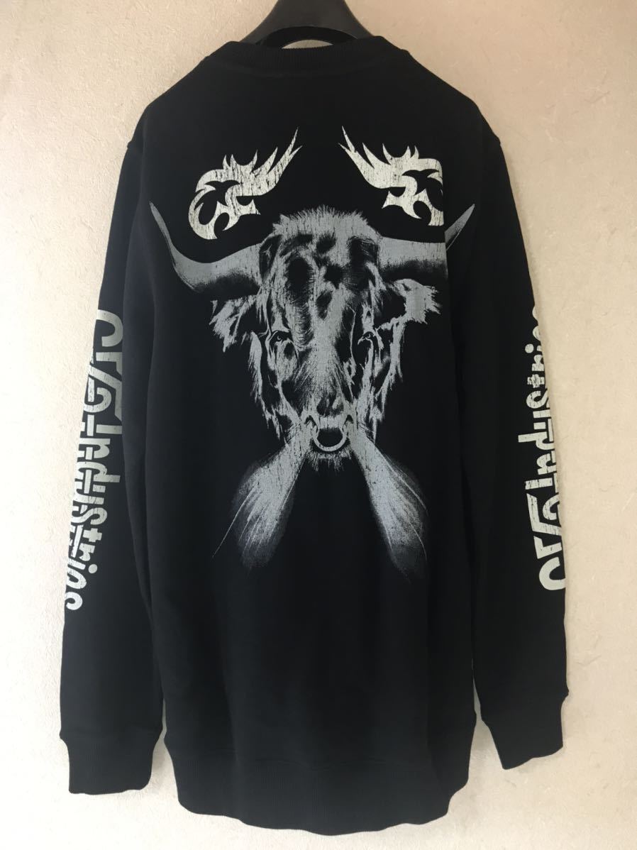 匿名配送 新品 GIVENCHY TAURUS スウェット トレーナー ブラック XS M