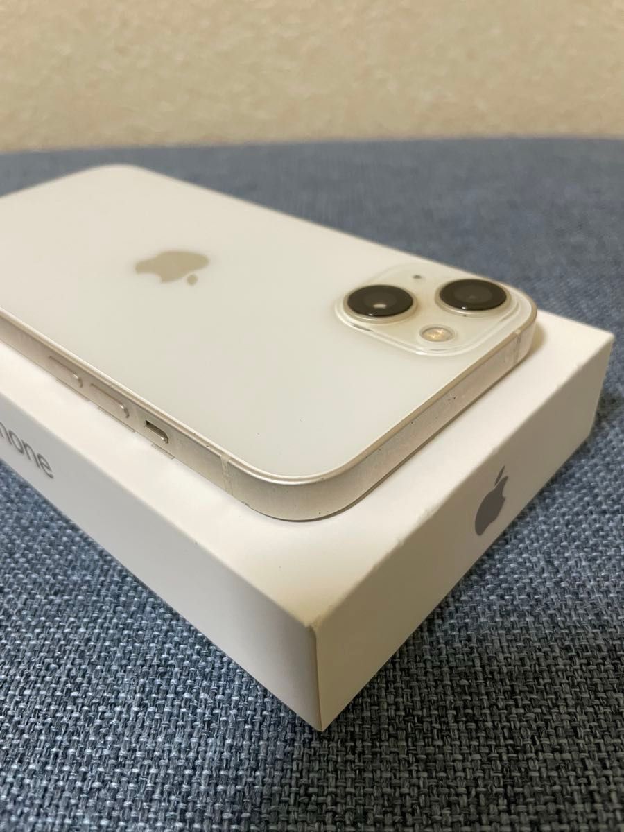 iPhone 13 128GB 値下げラスト 最終値下げiPhone 13ホワイト128GBバッテリー100%SIMフリー 残債