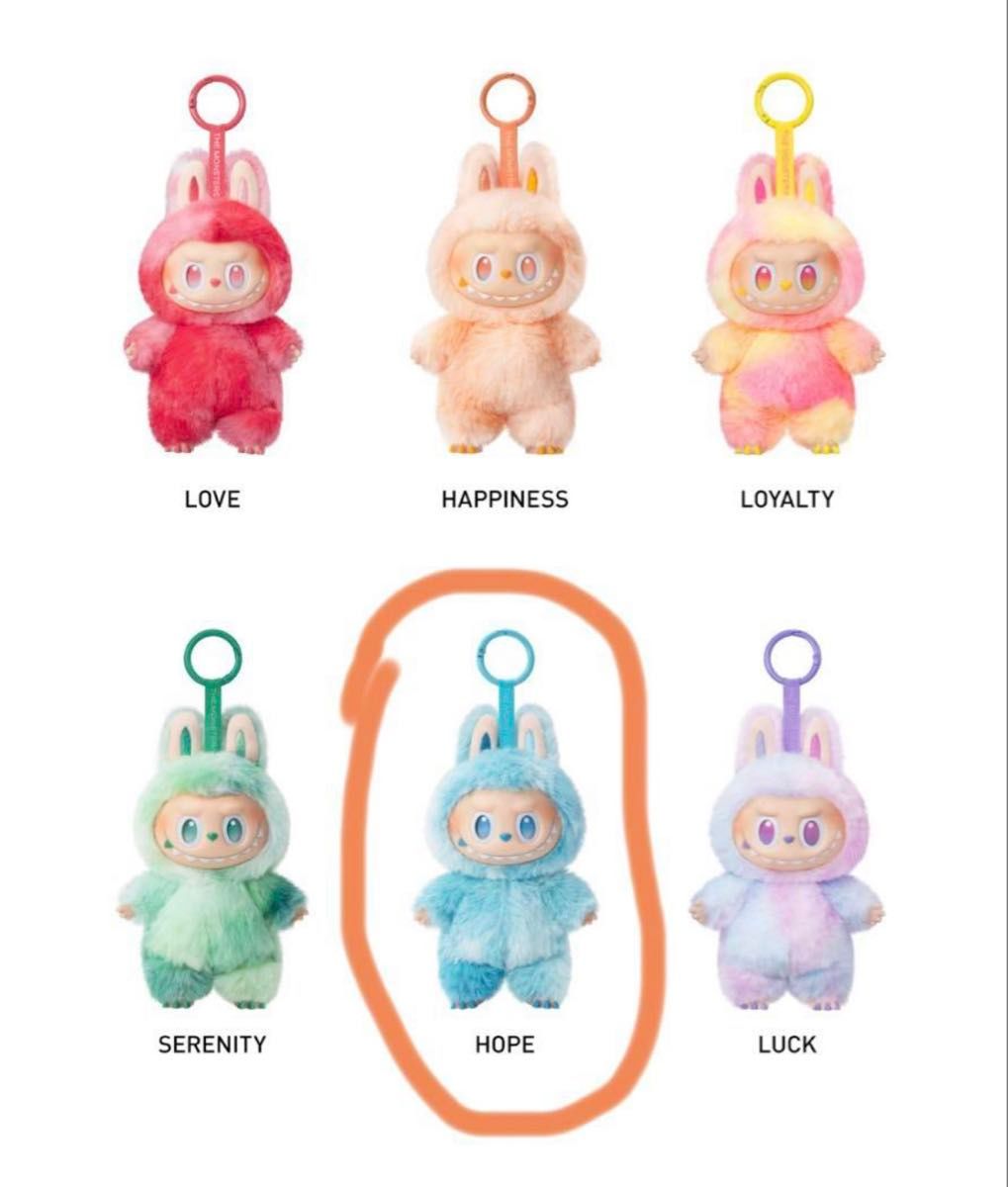 POPMART LABUBU エナジーシリーズ HOPE 正規品labubu Energy シリーズぬいぐるみペンダントHOPE|Yahoo